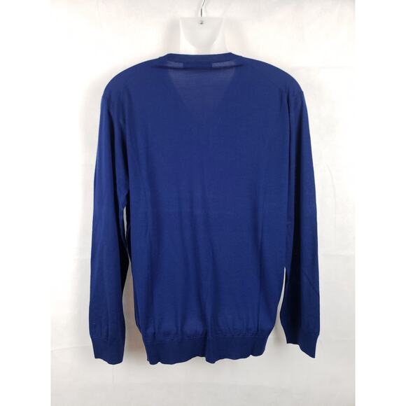 EUC Ermenegildo Zenga Men's Blue Long Sleeve Shirt Thin Stretch Lightweight XL - Picture 3 of 6